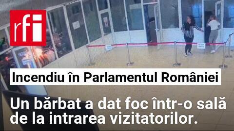 Un incendiu a avut loc marți la prânz la Palatul Parlamentului